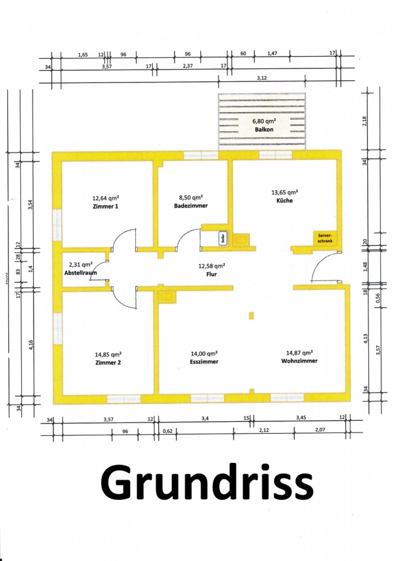 Achern/Zentrum schöne 3 1/2-Zimmer-Wohnung (ETW, Ganter 2)
