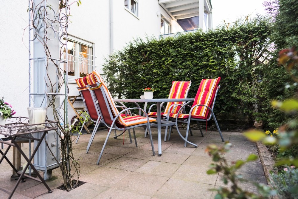 Moderne und neuwertige 2 1/2-Zimmer-Wohnung am Zentrum von Achern (ETW, Fromann-Ganter) — Terrasse