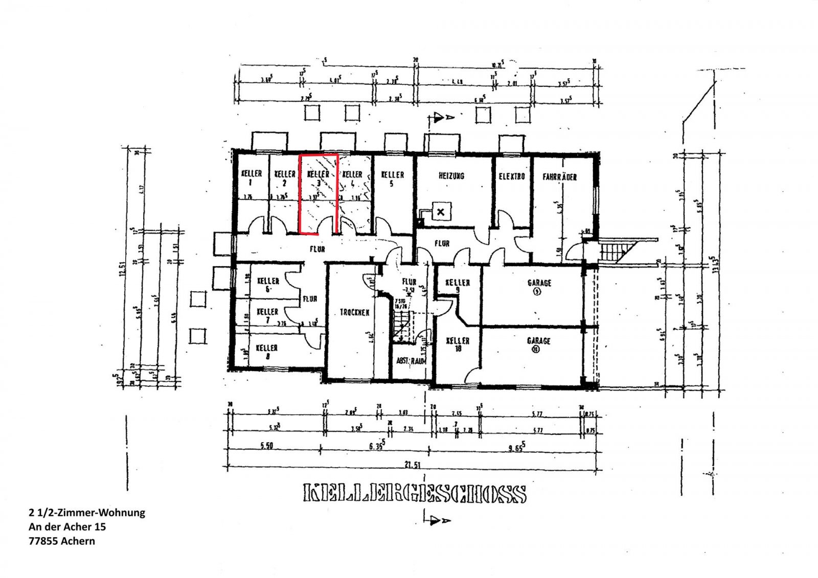 Moderne und neuwertige 2 1/2-Zimmer-Wohnung am Zentrum von Achern (ETW, Fromann-Ganter)