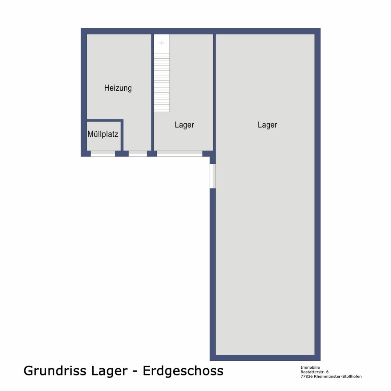 Romantisches Ein-/Zweifamilienhaus in Rheinmünster (EFH, Stolz) — Lagerfläche, EG