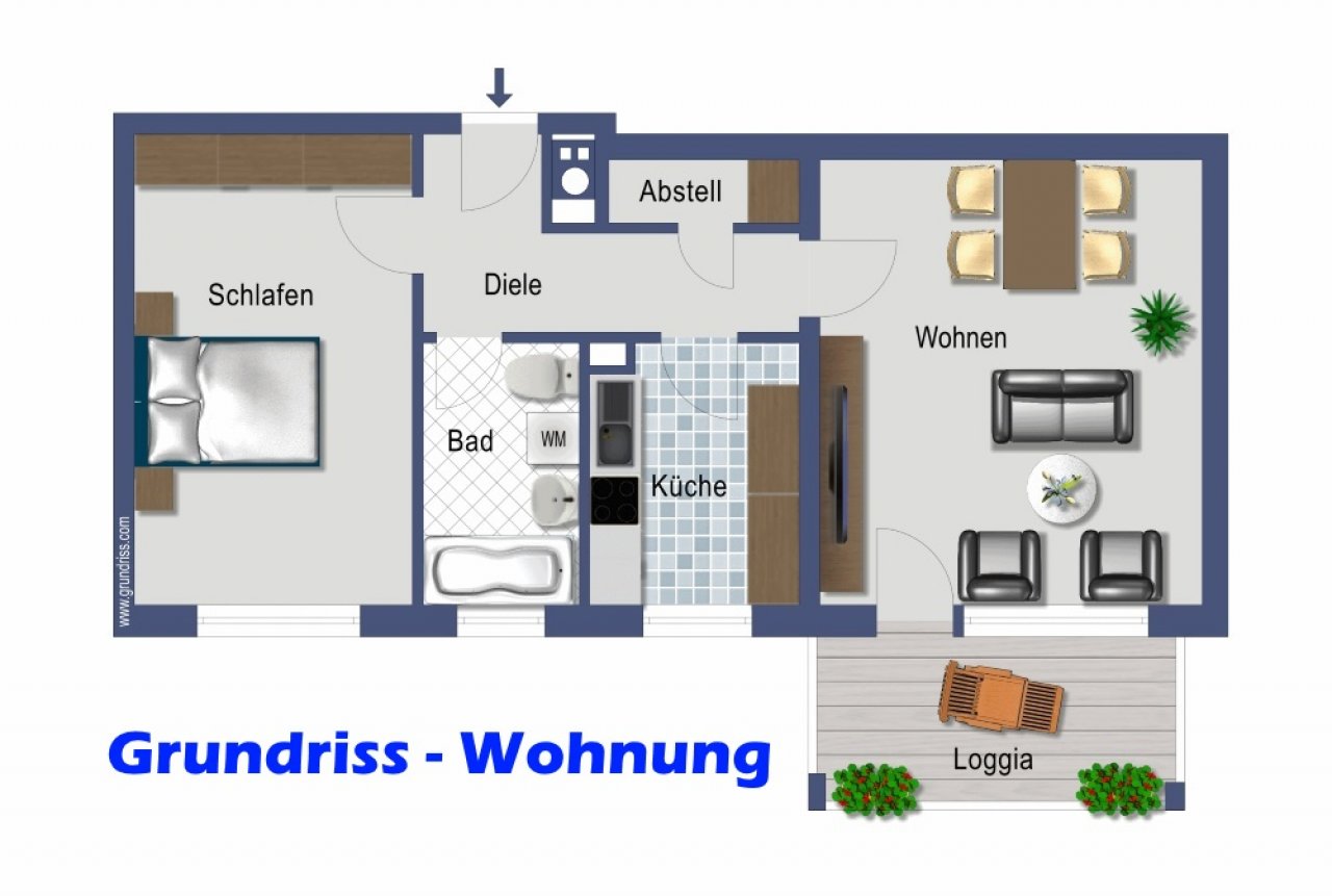 Großzügige 2 1/2-Zimmer-Wohnung in Bühl (ETW, Schray-Moser)