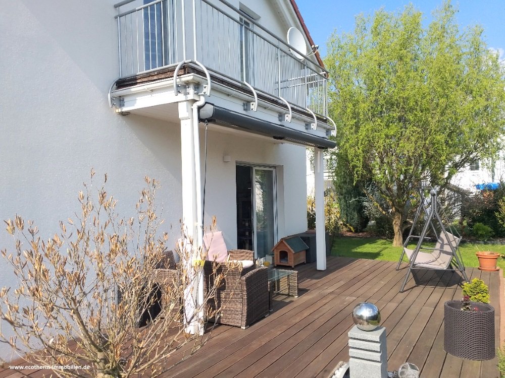 Modernes, neuwertiges EFH in Achern-Ortsteil (EFH, Hahn) — Süd Terrasse