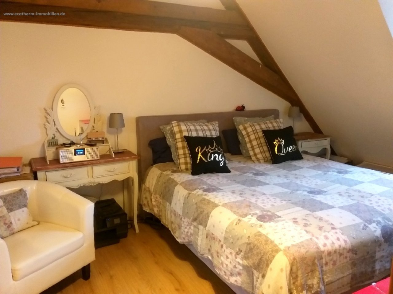 4-Zimmer-Wohnung in historischem Gebäude (ETW, Lorenz) — Schlafzimmer