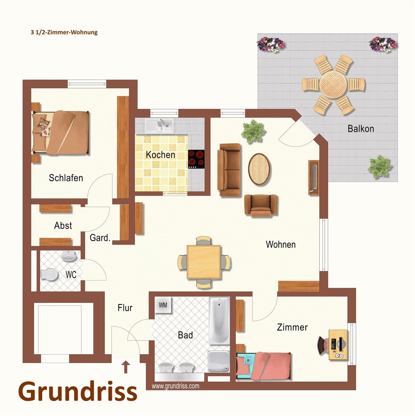 3,5-Zimmer-Wohnung in Achern (Wohnung, Seifried)