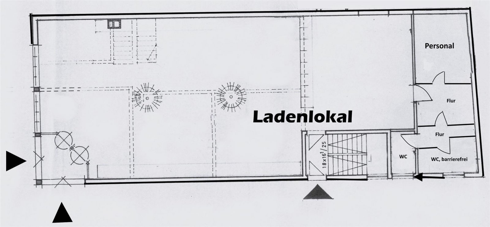Große Gewerbefläche im Zentrum von Kappelrodeck (Ladenlokal, Lamm)