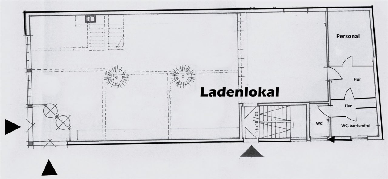 Große Gewerbefläche im Zentrum von Kappelrodeck (Ladenlokal, Lamm)