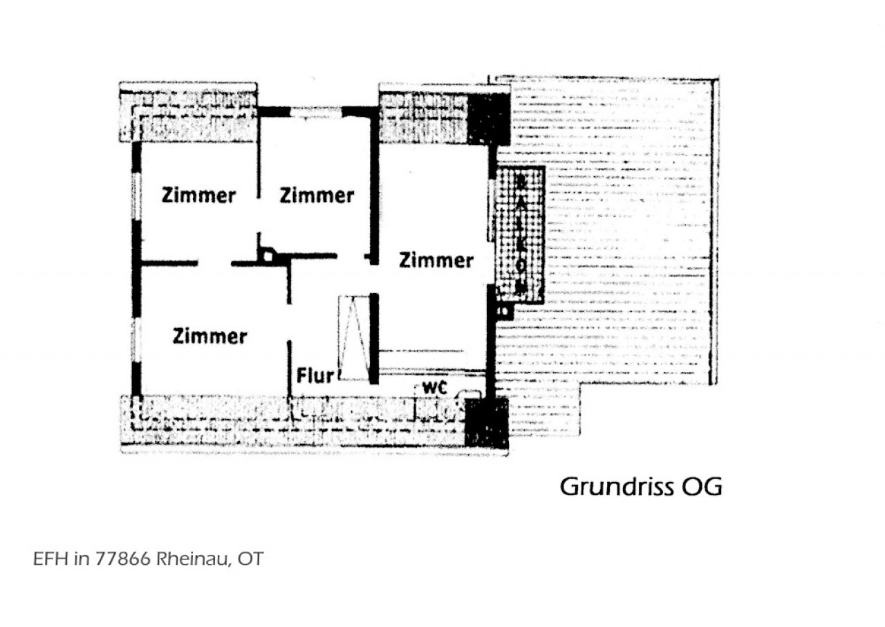 Freihstehendes Einfamilienhaus im Ortsteil von Rheinau (EFH, Nesselhauf)